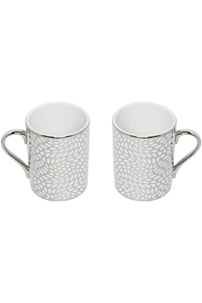Kütahya Porselen Forest 2'li Mug Bardak Platin 10927 ürün görseli 1