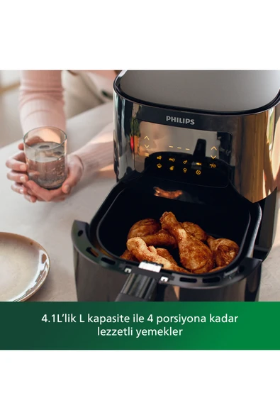 Philips Airfryer Hd9252/90 Essential Fritöz - Resim 6
