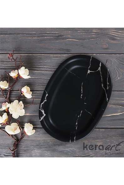Keramika Kayık Hıtıt 25 Cm Mat Transparan Beyaz 021 17990 K ürün görseli 1