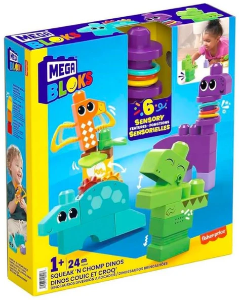 Mega Bloks Sesli Ve Hareketli Dinozorlar HKN43 ürün görseli 1