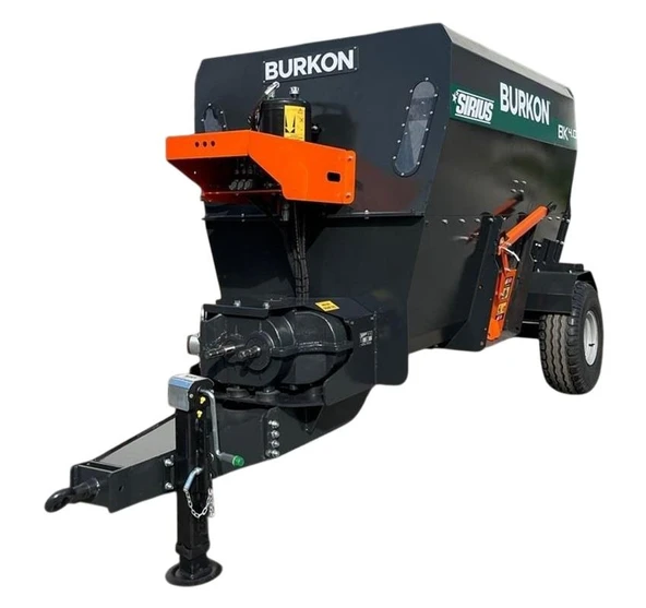 Burkon 4m³ Traktör Şaftlı Çekilir Yatay Yem Karma Makinesi ürün görseli 1