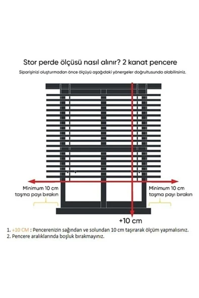 Mat Krem Stor Perde - Resim 4