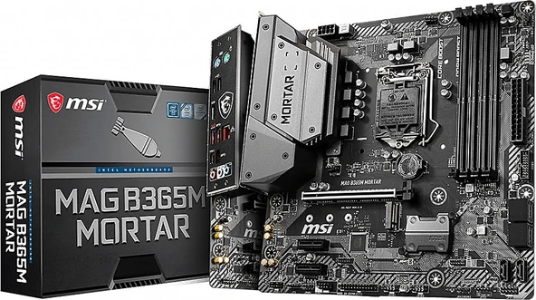 MSI MAG B365M Mortar Intel LGA1151 DDR4 Micro ATX Anakart ürün görseli 1