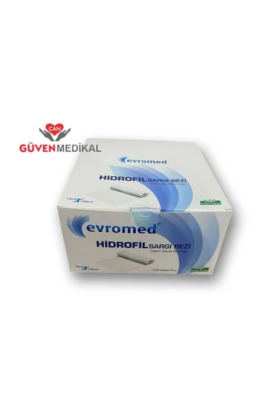 Evromed 10x1,5m sargı bezi 10 adet ürün görseli 1