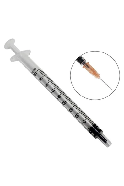 1 cc enjektör 26g 13mm 50 adet ürün görseli 1