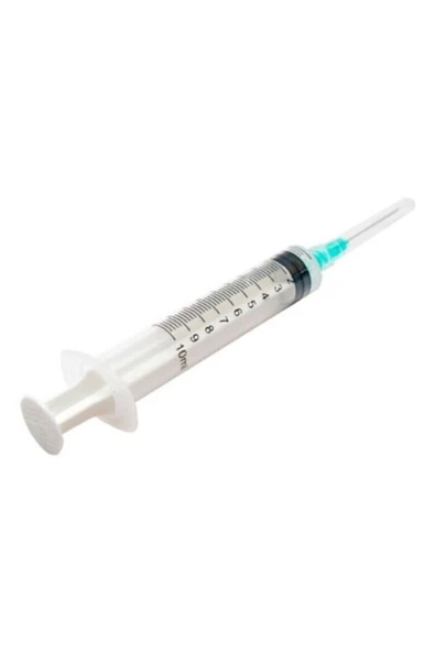 10 Cc (ml) Enjektör 3p 21g Iğne Uçlu 10 Adet ürün görseli 1