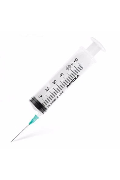 50 Cc Enjektör Şırınga Yeşil Uç 70 Adet ürün görseli 1