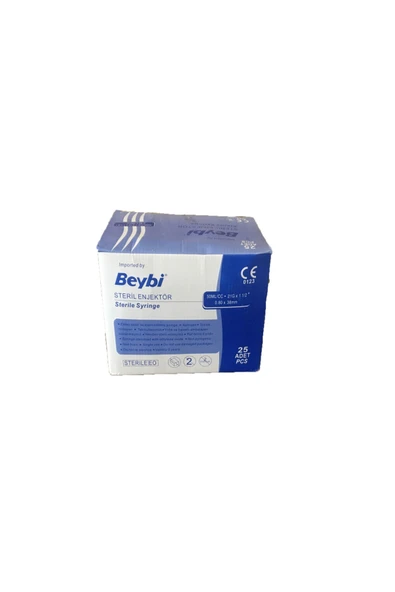 BEYBİ Steril Enjektör 21G 50cc 8,80*38MM 25 Adet ürün görseli 1