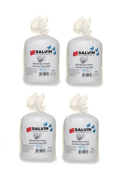 Hidrofil Rulo Pamuk 1 Kg 1000 Gr 4 Adet ürün görseli 1