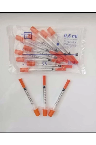 0.5cc 30g 0.30x8mm Enjektör - Şırınga (100 ADET) ürün görseli 1