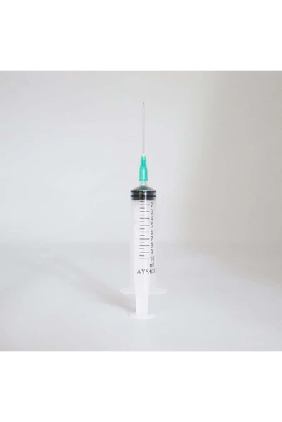 BERİKA 10 ML YEŞİL UÇ ENJEKTÖR 100 ADET ürün görseli 1
