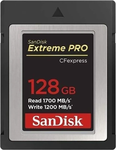 Sandisk Extreme Pro 128 GB 1700 MB/s SDCFE-128G-GN4NN CFexpress Kart ürün görseli 1