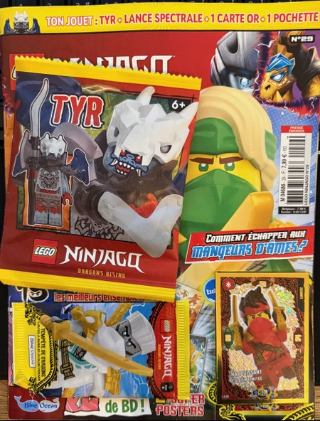 Lego Ninjago Aylık Dergi - Tyra Minifigür - Fransızca ürün görseli 1