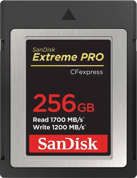 Sandisk 256GB Extreme PRO CFexpress 1700MB/s Type-B Hafıza Kartı ürün görseli 1