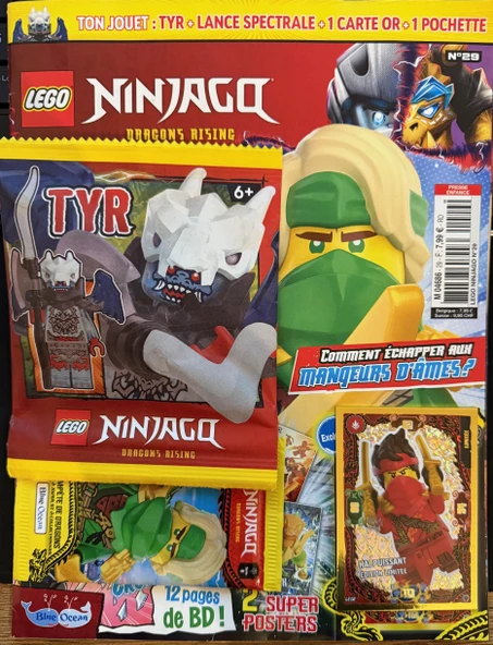 Lego Ninjago Aylık Dergi - Tyra Minifigür - Fransızca ürün görseli 1