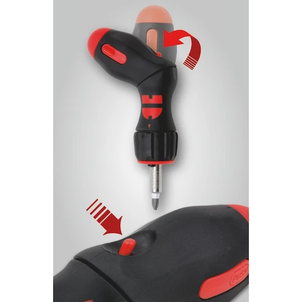 Würth Tabanca Tipi Cırcır Tornavida Seti (37 Parça) - Resim 2