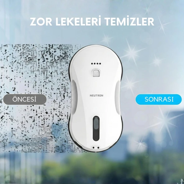NEUTRON NTL-GR-06 AKILLI OTOMATİK CAM TEMİZLEME ROBOTU, SU PÜSKÜRTMELİ VE KUMANDALI ürün görseli 1