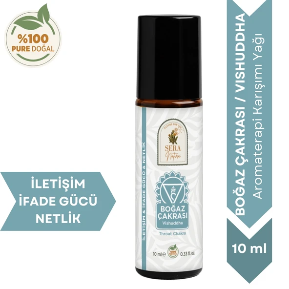Boğaz Çakrası (Vishuddha) Aromaterapi Yağ Karışımı 10 ml ürün görseli 1
