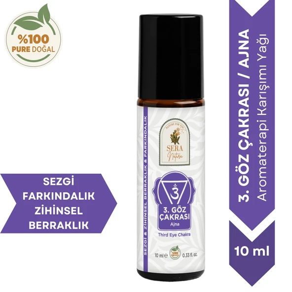 3. Göz Çakrası (Ajna) Aromaterapi Yağ Karışımı 10 ml ürün görseli 1