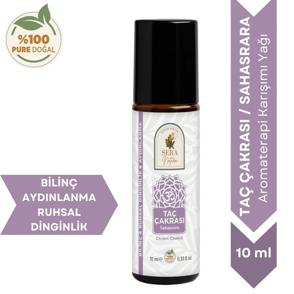 Taç Çakrası (Sahasrara) Aromaterapi Yağ Karışımı 10 ml ürün görseli 1