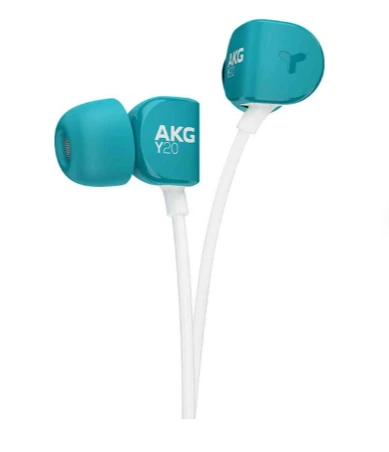 AKG Y20U Kulakiçi Kulaklik Turkuaz Renk ürün görseli 1