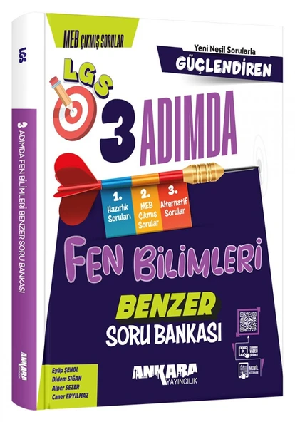 Ankara Yayıncılık 8.Sınıf Güçlendiren 3 Adımda Fen Bilimleri Soru Bankası ürün görseli 1