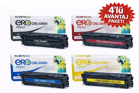 046H / Canon i-SENSYS MF731Cdw İçin 4 Renk Çipli Muadil Toner Set ürün görseli 1