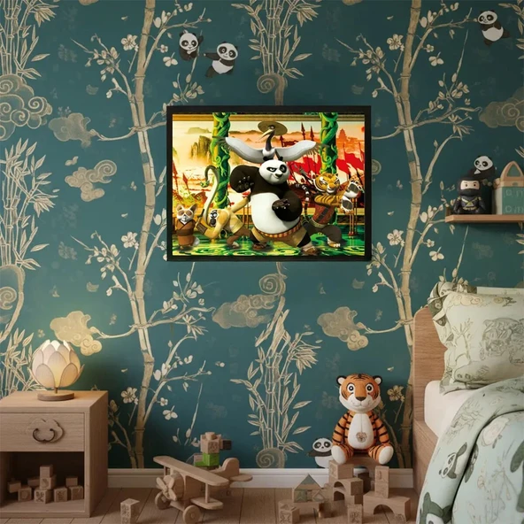 KP 113 KUNG FU PANDA PUZZLE 200 PRÇ - Resim 3