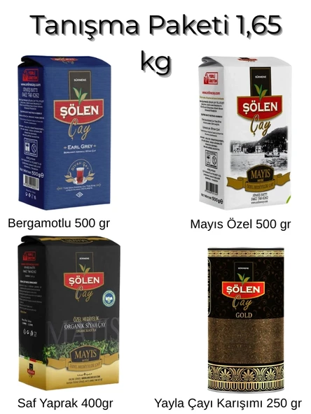 Şölen Çay Gurme Tanışma Paketi - 4 Farklı Özel Lezzet (1.65 kg) ürün görseli 1