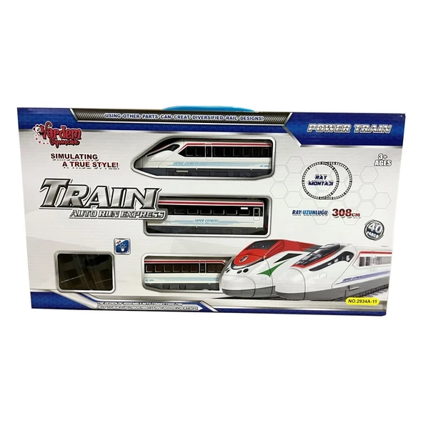 LE-2934A-11 40PCS IŞIKLI 308CM HIZLI TREN SET ürün görseli 1