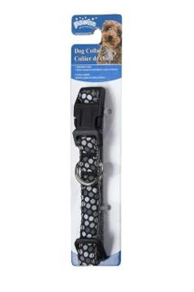 Pawise Köpek Tasması Siyah M (35-50Cm/20Mm) ürün görseli 1
