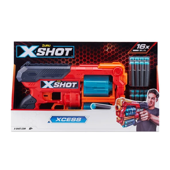 36737 Zuru X Shot Sünger Atan Excel-Xcess 16 Mermili Silah ürün görseli 1