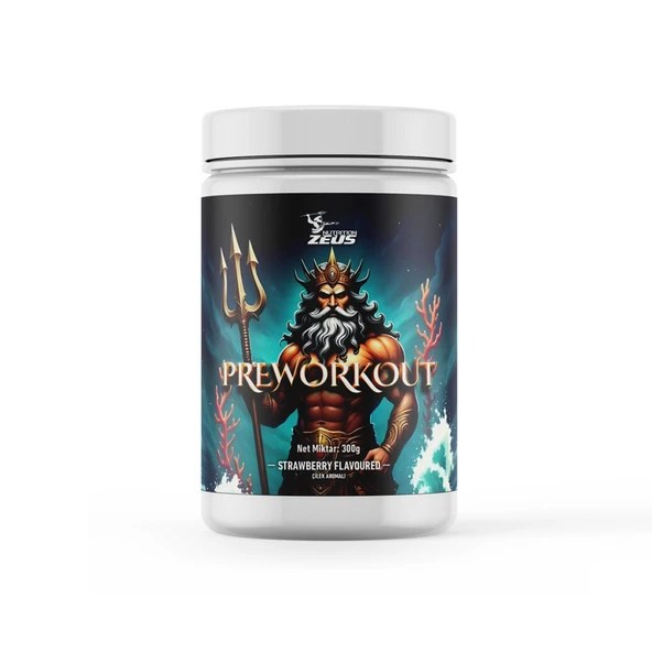 Zeus Nutrition Pre-Workout 300Gr-Çilek Aroma ürün görseli 1