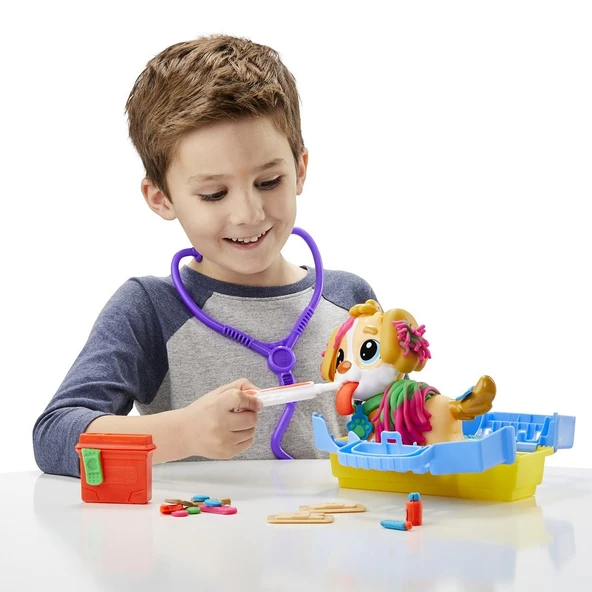 F3639 Play-Doh Veteriner Seti +3 yaş - Resim 7