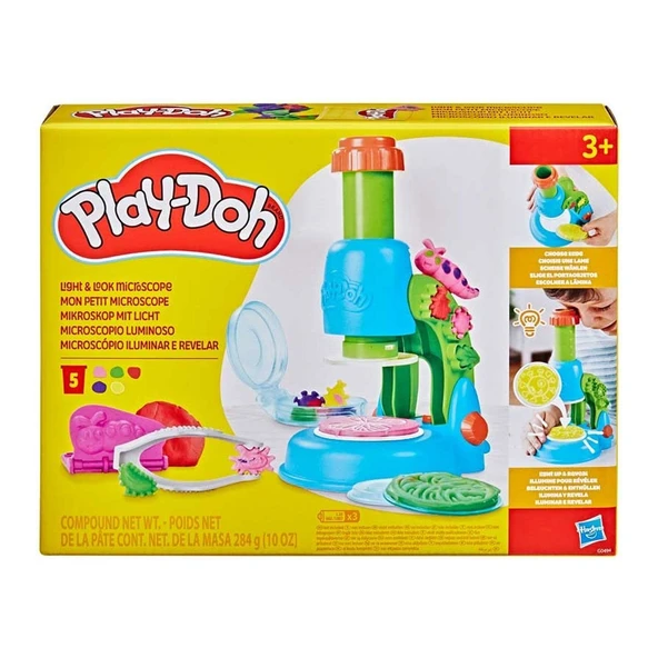 G0494 Play-Doh Işıklı Mikroskop Oyun Seti +3 yaş ürün görseli 1