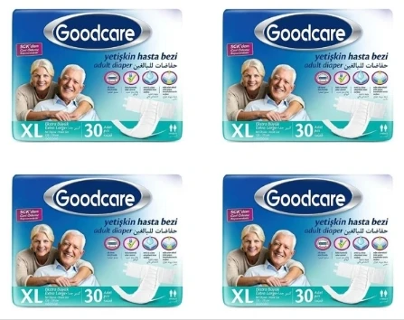 Goodcare Belbantlı Ekstra Büyük Boy XL 30'lu 4 Adet Hasta Bezi ürün görseli 1
