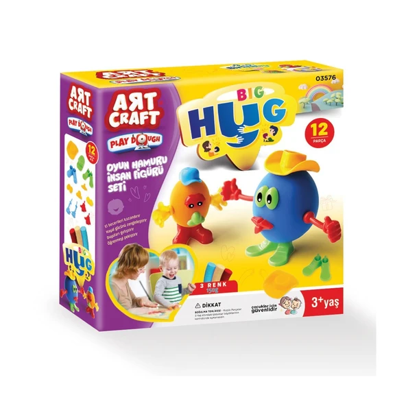03576 İNSAN FİGÜRÜ SETİ OYUN HAMURU 150 GR. ürün görseli 1