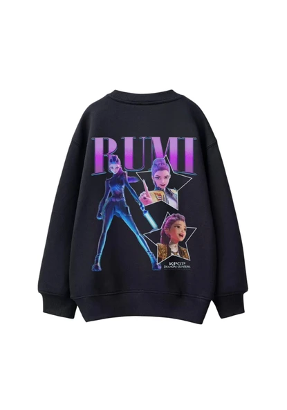 KPop Kız Çocuk Sweatshirt - Resim 4