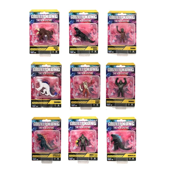MN313000 Godzilla vs. Kong Mini Figür 5 cm - 35760 - Resim 8