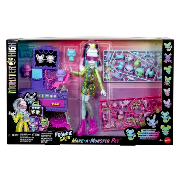 JBF18 Monster High Frankie Stein Evcil Hayvan Kiti - Resim 6