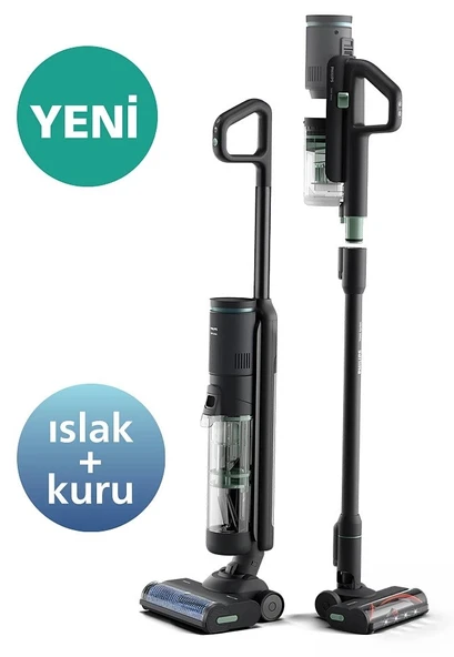 Philips 7000 Serisi AquaTrio XW7263/11 Islak Kuru Şarjlı Dikey Süpürge ürün görseli 1