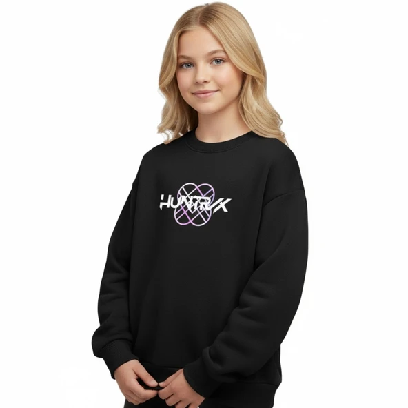 KPop Kız Çocuk Sweatshirt - Resim 5