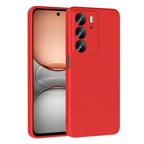 Realme C75 Kılıf Lansman Tasarım İç Yüzeyi Kadife Silikon ürün görseli 1