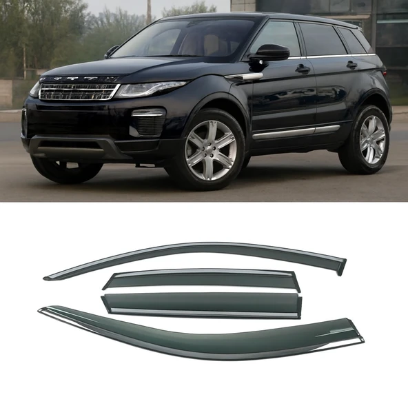 AUTOGP Range rover evoque l538 cam rüzgarlığı krom çıtalı 2012 / 2019 ürün görseli 1