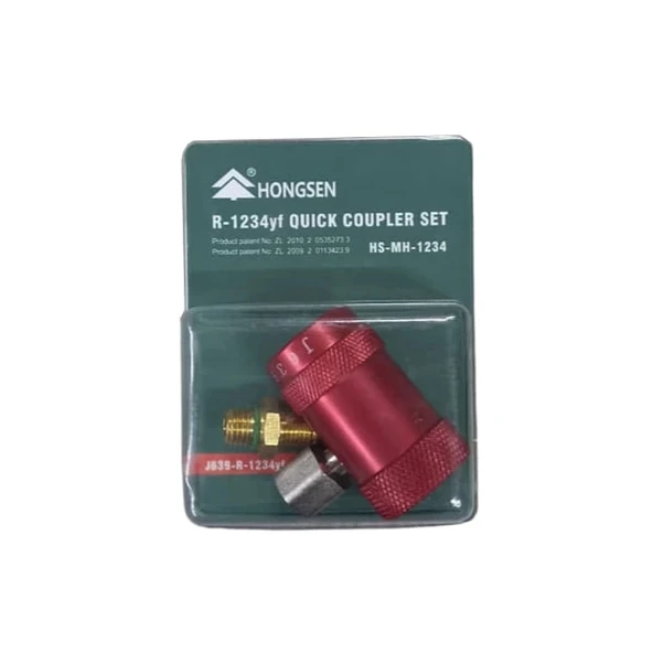 Hongsen Araç Gaz Şarj Vanası Jak HS-MH 1234yf Yüksek Basınç Kırmızı 1207 Lock Type ürün görseli 1