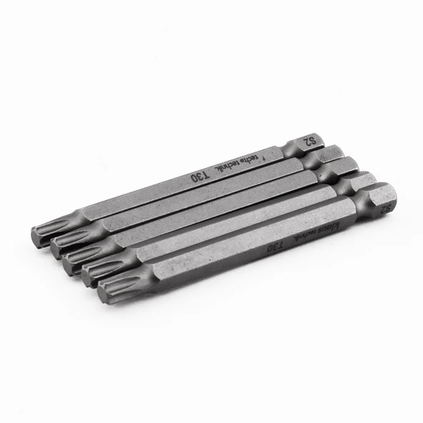 Güçlü Tayvan Çeliği Mıknatıslı Tork Torx Manyetik 1/4" Matkap Ucu 7.5 cm Uzunluk T30 Bits Uç 75 mm ürün görseli 1