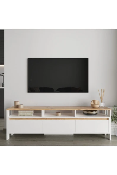 AYMOBSAN Atlas 3 Kapaklı Tv Ünitesi 160 cm ürün görseli 1