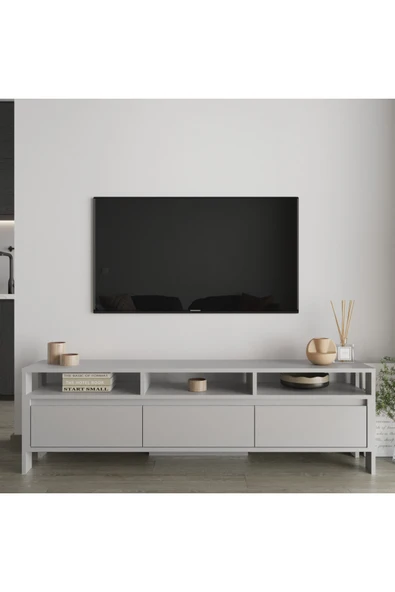 Atlas 3 Kapaklı Tv Ünitesi 160 cm ürün görseli 1