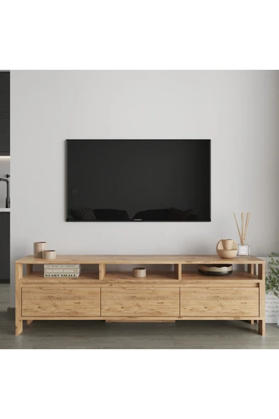 AYMOBSAN Atlas 3 Kapaklı Tv Ünitesi 160 cm ürün görseli 1