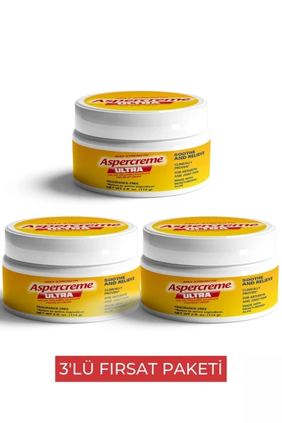 Aspercreme Ultra Masaj Kremi  3 Adet ürün görseli 1